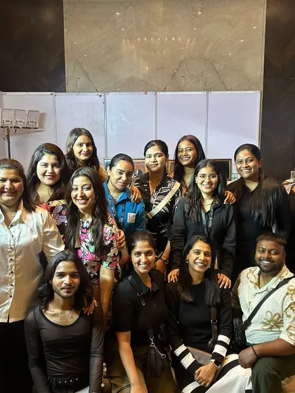Our glam squad is all smiles after a successful run at The Luxo Show in Kanpur. Another great opportunity for our artists to shine.