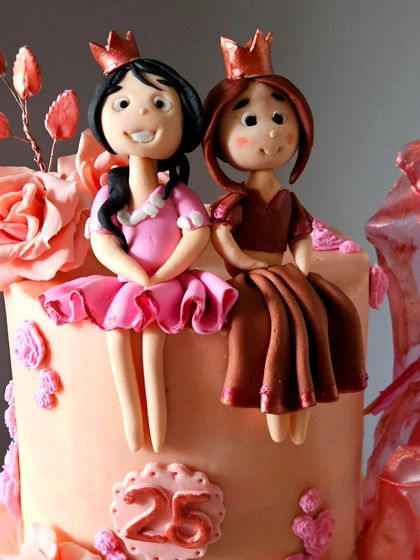 Pink Frost Patisserie - Handcrafted Edible Figurines & Toppers Elegant Celebrations: Engagements & Anniversaries photo 13