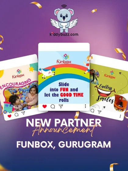Introducing our new partner, Funbox Gurugram! Slide into fun and let the good times roll with an exclusive 10% discount on every ticket purchased through kiddybuzz.com.