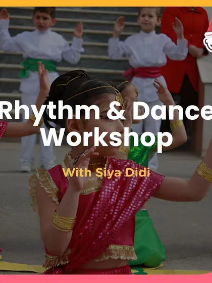 A Rhythm & Dance Workshop with Siya Didi at the Christmas carnival, getting kids to move and groove to festive beats.