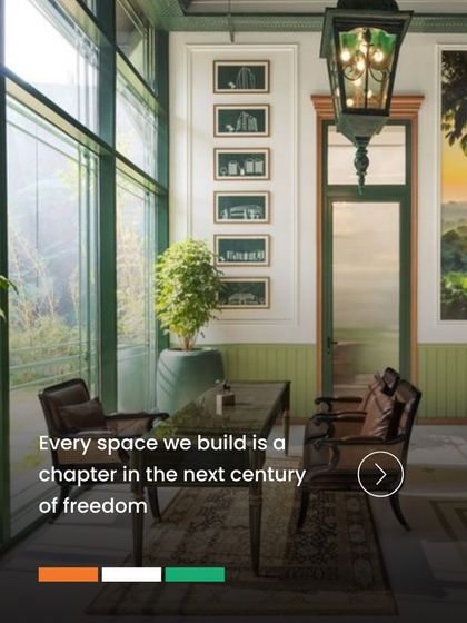 We believe every space we build is a chapter in a larger story of mindfulness, identity, and progress. This image, part of our Independence Day message, reflects our goal of connecting local heritage with a global identity.