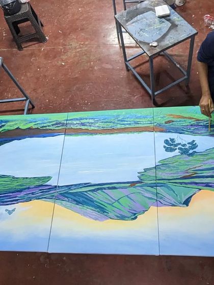 Kalaa Rahasya - Custom Murals & Wall Paintings Large Landscape Paintings photo 3