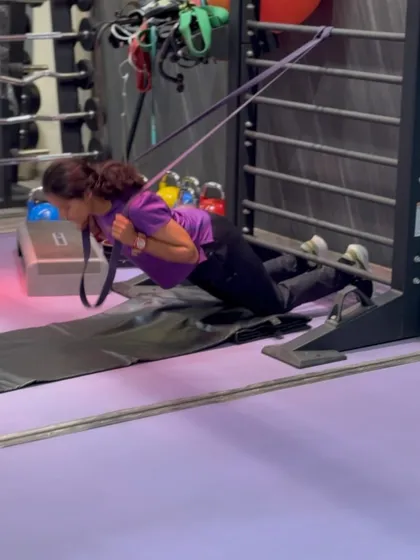 This is a Nordic hamstring curl, one of the best exercises for eccentrically strengthening the hamstrings. This is a must-do for preventing hamstring strains in fast bowlers and batsmen.