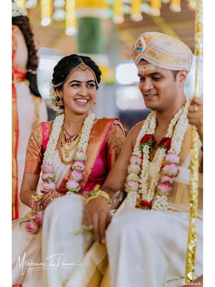 Makeovers by Ramya - Hair Styling & Saree Draping South Indian Wedding Diaries photo 80