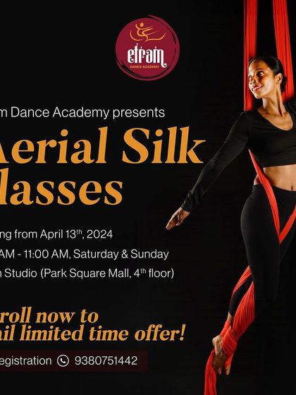 Etram Dance Academy - Dance Classes & Workshops Aerial Silk: Defy Gravity photo 9