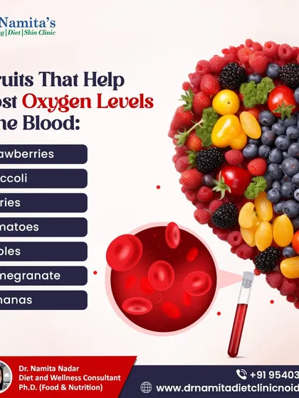 Boost the oxygen levels in your blood naturally with these fruits. Pomegranates, berries, and apples are great choices to improve circulation and overall vitality.