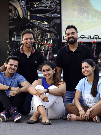 Weekend vibes with my team in Chandigarh. It's amazing to be surrounded by people who share the same passion for fitness.