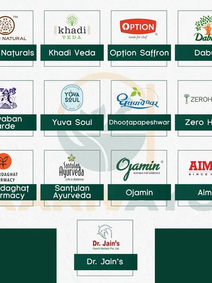 We are a multi-brand Ayurveda store, bringing you a wide selection of products from names you know and trust. Find everything you need from brands like Khadi Naturals, Dabur, Dhootapapeshwar, Santulan Ayurveda, and many more all in one place.