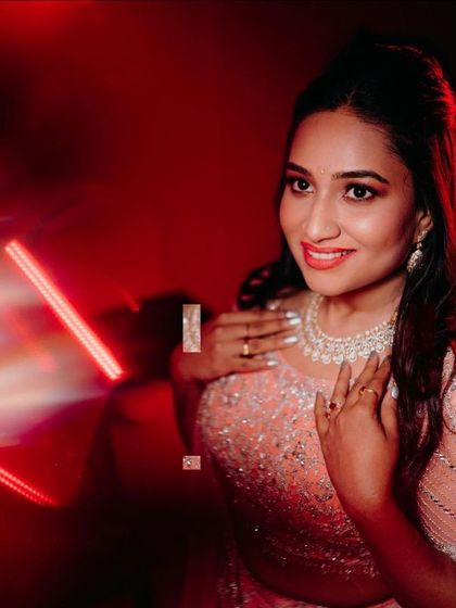 Ganavi Anup - Editorial & Photoshoot Makeup Modern Reception & Cocktail Glam photo 3