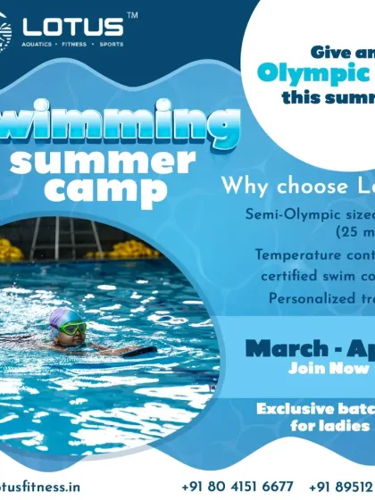 Lotus Sports and Fitness - Swimming & Aquatic Fitness Summer Swim School for Kids photo 6