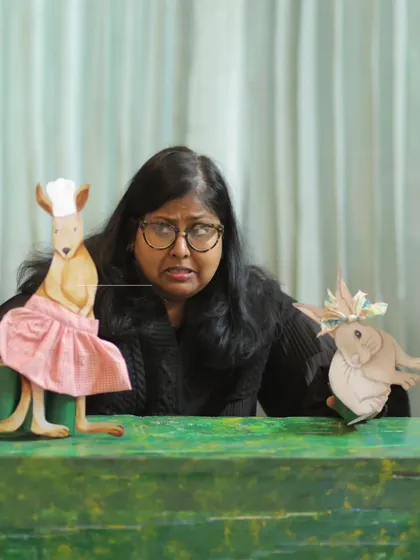 I often use puppets to engage our youngest students, helping them explore characters and emotions in a playful way.