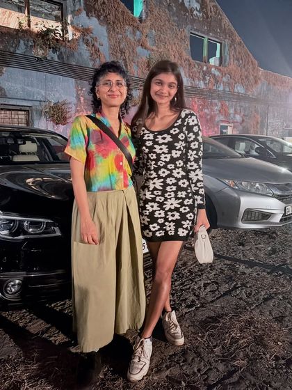 Meeting the wonderful Kiran Rao ma'am was such a lovely experience. I'm a huge fan of her work, especially Laapataa Ladies.