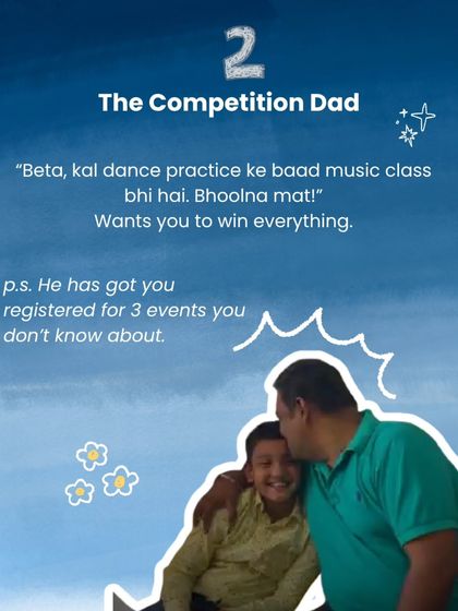 Happy Father's Day to "The Competition Dad" who wants you to win everything and has probably registered you for three events you don't know about.