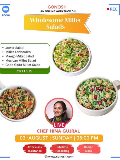 Conosh - Online Culinary Workshops Healthy & Special Diet Cooking photo 11