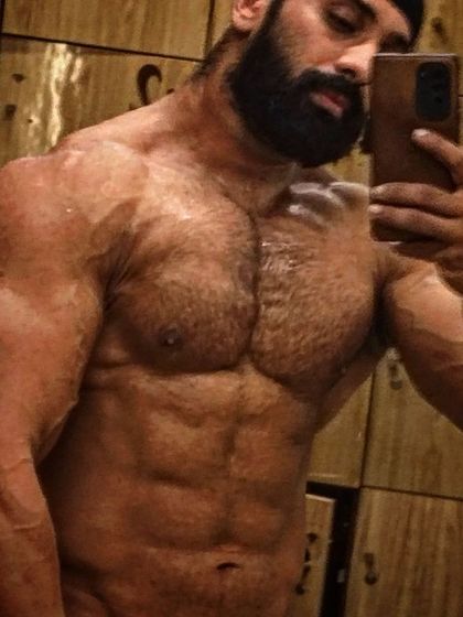 The countdown begins for a major competition. This shirtless selfie shows the progress as I get leaner, ready to challenge the world's views on diabetic bodybuilding.