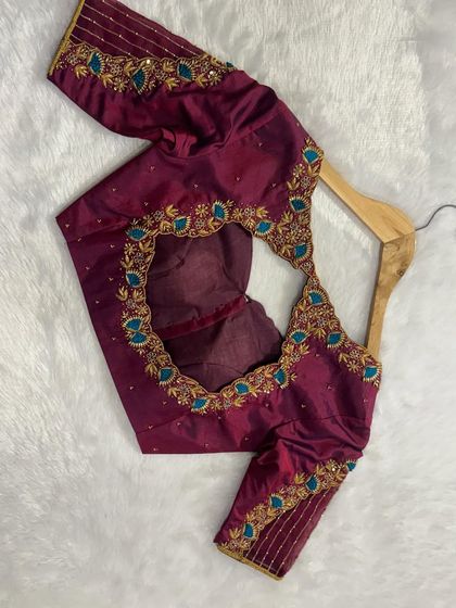 The Glamhouse - Ethnic Wear & Jewellery Rentals Modern & Chic Blouse Designs photo 68