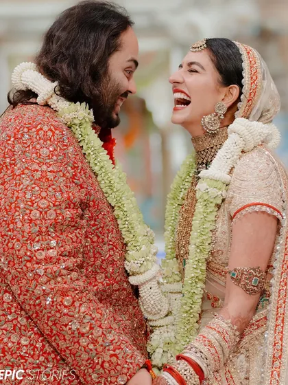 While the world saw the grandeur of Anant and Radhika's wedding, I was fortunate to witness the quiet, unfiltered moments. This frame, filled with pure laughter and joy, is the essence of what I strive to capture. It’s the real, human connection that makes a memory truly epic.