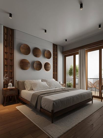 Akashraj V R - Residential Interior Design Serene Bedroom Retreats photo 15