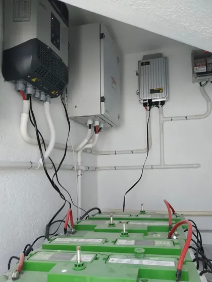 This is the powerhouse of a hybrid rooftop solar plant, featuring neatly assembled inverters and Lithium-ion batteries. This setup ensures you have uninterrupted power, providing a reliable backup during Bengaluru's frequent power cuts.