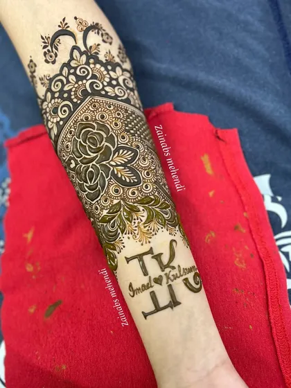 Another view of the personalized forearm.