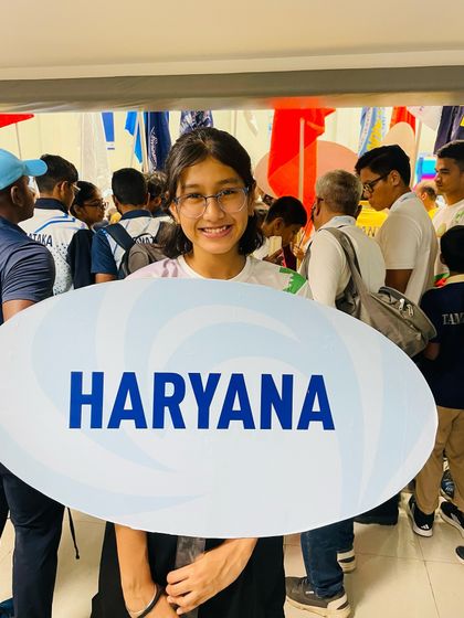 Prapti Ghose making history for Haryana swimming. She became the only swimmer ever from the state to represent at the Open Nationals in all four strokes: Freestyle, Backstroke, Breaststroke, and Butterfly.