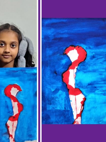 More examples of the creative and colourful work my students produce using oil pastels, showcasing their continuous learning and fun.