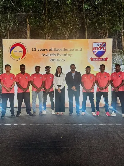 This is our team, our family. We are a dedicated group of coaches and staff committed to providing the best beginner football coaching for kids. We stand together, proud to be BYFL.