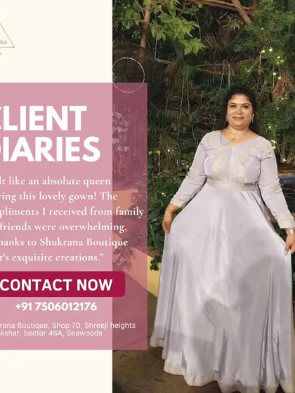 Nothing brings me more joy than seeing my clients feel like royalty. This testimonial highlights the experience I strive to provide: a beautiful, exquisitely crafted gown that brings overwhelming compliments and makes a special occasion truly memorable.