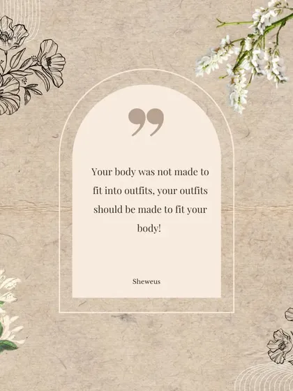 A core belief in my practice: Your body was not made to fit into outfits; your outfits should be made to fit your body. We work to find styles that honor your unique shape, not force you into a mold.