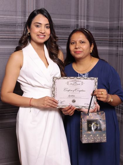 Certification day is a special day. Here's another student ready to begin her professional career.