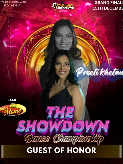 It was an honor to be the Guest of Honour for 'The Showdown Dance Championship'. I am passionate about supporting emerging talent and contributing to the dance community.