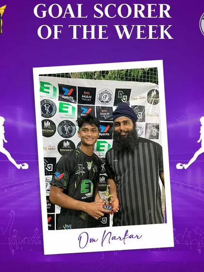 Om Narkar, recognized as the Goal Scorer of the Week for his impressive finishing.