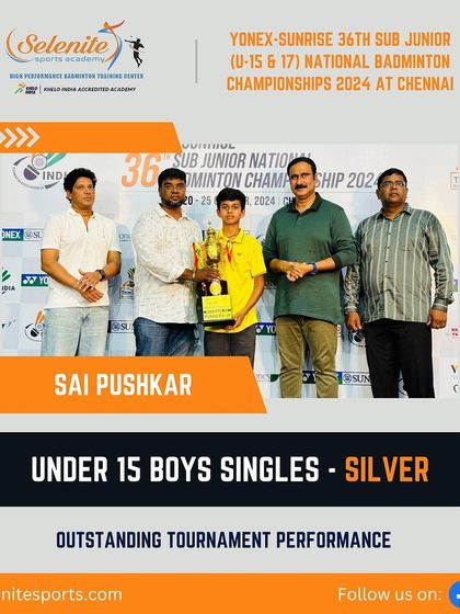 Selenite Sports - High Performance Badminton Training Our Champions' Podium Finishes photo 18