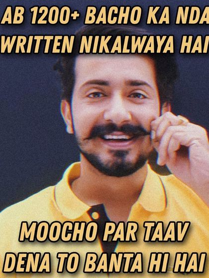 With over 1200 students clearing the NDA written exam, we have every right to be proud. This is the result of the 'Sankalp' our team takes for every batch. We deliver what we promise.