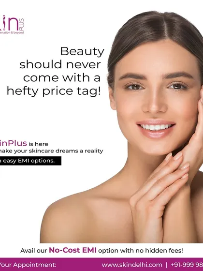 I believe that achieving your skincare goals should be accessible. This graphic explains my commitment to making treatments affordable through easy, no-cost EMI options, ensuring you can invest in your health without financial stress.