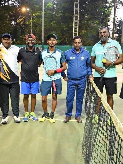 A lineup of some of our experienced coaches and players on the court at Shivaji Park Gymkhana. This is the team that will guide you on your tennis journey.