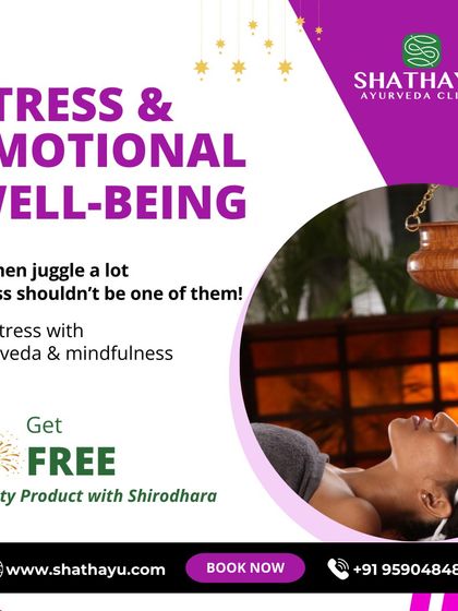 To support emotional well-being, I often recommend Shirodhara. This therapy is a core part of my Ayurvedic and mindfulness approach to help women manage the stresses of daily life.