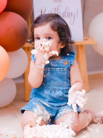 Let them eat cake! A cake smash session is all about fun and getting a little messy. We capture every adorable, frosting-covered expression as your little one enjoys their first taste of birthday cake.