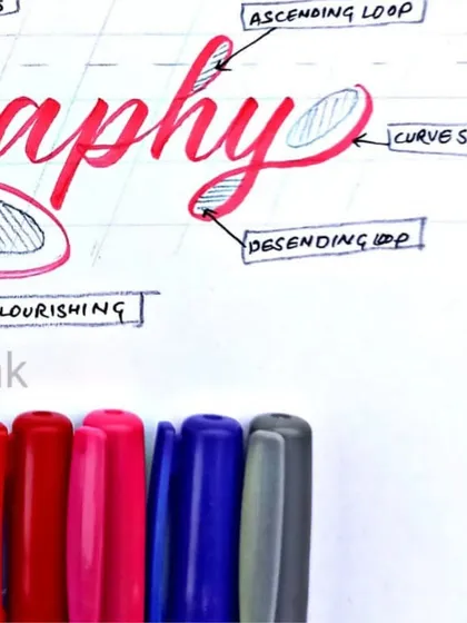 Another look at the details of calligraphy, from ascending loops to flourishing. I love teaching the terminology and techniques that make lettering an art form.