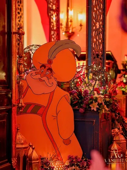 Even the Sultan made an appearance! I use detailed character cutouts to make the theme feel authentic and fun for the kids.