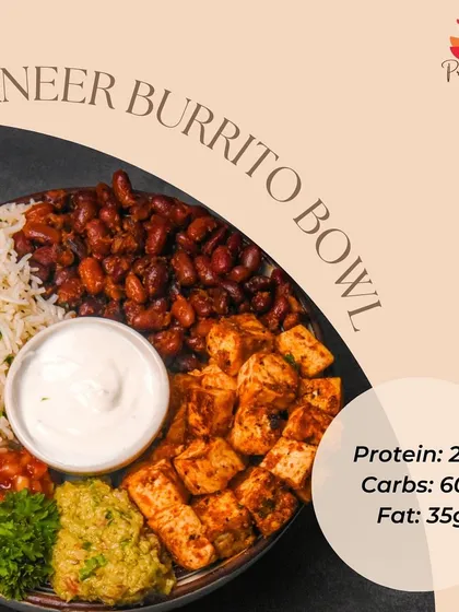 My Paneer Burrito Bowl is one of our monthly bestsellers. With 28g of protein, it's a flavorful and substantial meal that our customers love.