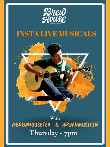 An Instagram live session I did in collaboration with BrewHouse Tea.