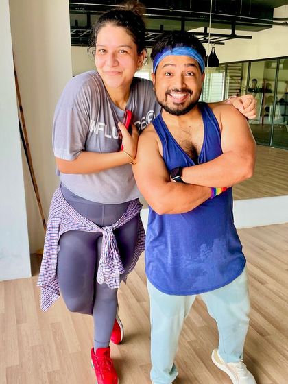 Two real beauties, just having fun and being ourselves after a great class. The connections we make are just as important as the workout.