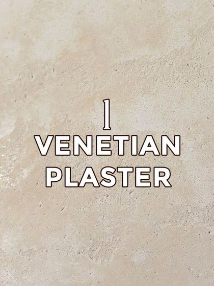 Number one on our trending materials list is Venetian plaster. Its polished, marble like finish adds subtle texture and sophistication to walls and ceilings.