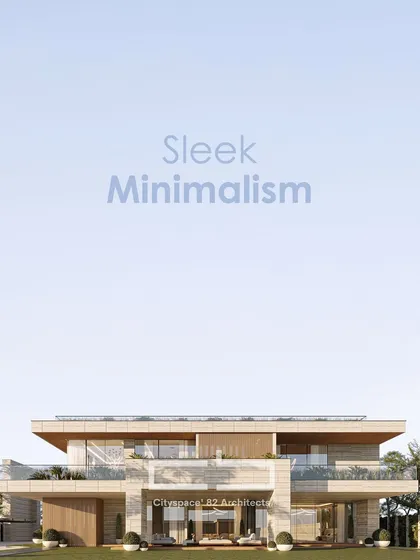 An example of sleek minimalism, this modern residence seamlessly blends clean lines, natural textures, and expansive glass. The design creates a sophisticated and tranquil living space where every element serves both form and function.