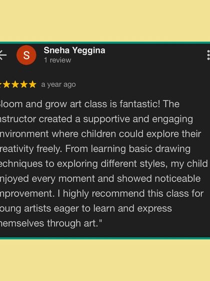 Bloom and Grow - Online Art & Craft Classes What Parents Are Saying photo 11