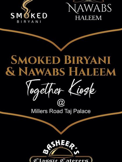 Announcing our special kiosk at Taj Palace, Millers Road. We brought our two most demanded items, Smoked Biryani and Nawab's Haleem, together for our customers during Ramadan.