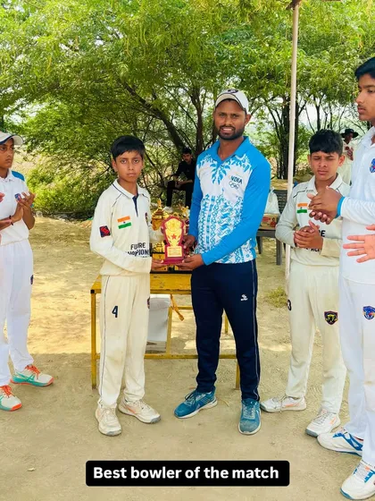 The Best Bowler award for a fantastic spell in the 1st match.