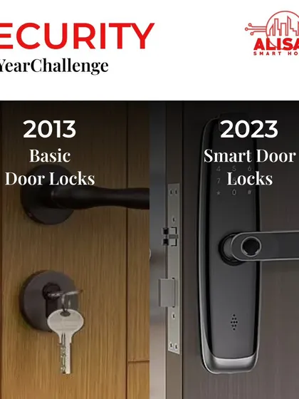Look how far home security has come in just ten years. We've moved from basic mechanical locks to intelligent, multi-functional smart door locks that offer superior security and convenience. This is the evolution of peace of mind.
