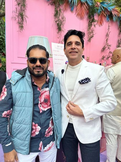 Another one with my brother, who's always by my side to ensure the spirits are high.